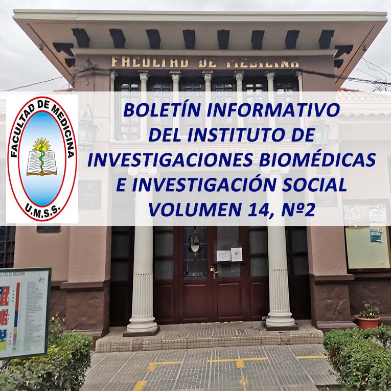 Boletín Informativo del Instituto de Investigaciones Biomédicas e Investigación Social Volumen 14, Nº2