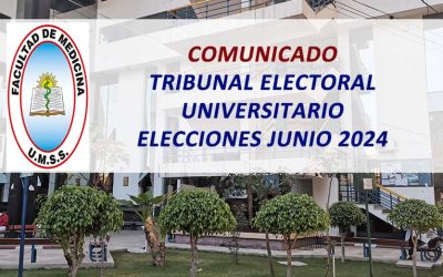 Comunicado Tribunal Electoral Universitario Elecciones Junio 2024