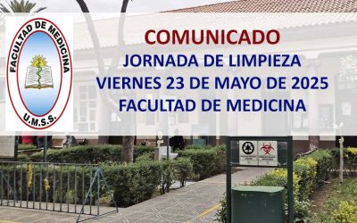 Comunicado Jornada de Limpieza Viernes 23 de Mayo de 2025