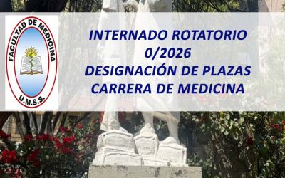 Internado Rotatotio 0/2026 Designación de Plazas Carrera de Medicina